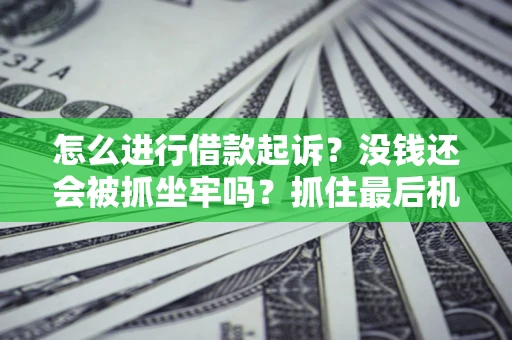 济南怎么进行借款起诉？没钱还会被抓坐牢吗？抓住最后机会！