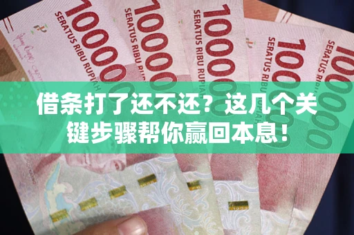 济南借条打了还不还？这几个关键步骤帮你赢回本息！