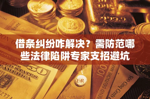 济南借条纠纷咋解决？需防范哪些法律陷阱专家支招避坑