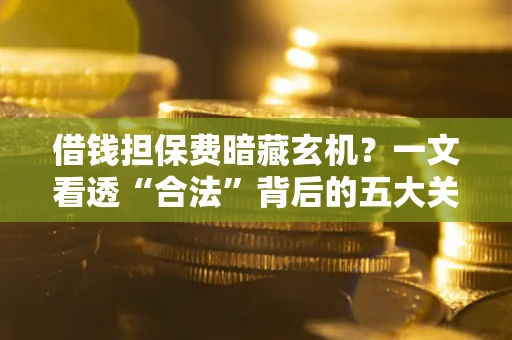 济南借钱担保费暗藏玄机？一文看透“合法”背后的五大关键陷阱