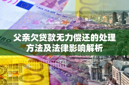 济南父亲欠贷款无力偿还的处理方法及法律影响解析